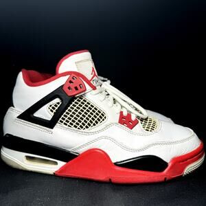 Size 6.5 - Nike Air Jordan 4 Retro OG GS Fire Red 2020 Men's Shoes